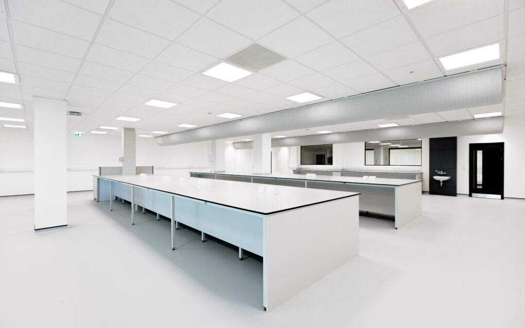 modern empty laboratory space at alderley park