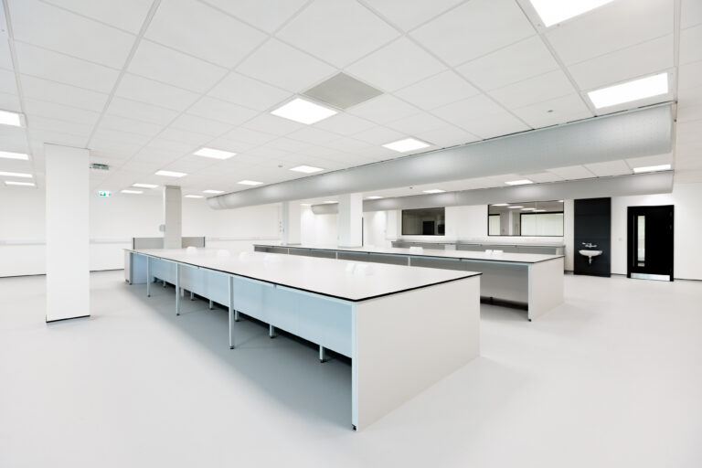 modern empty laboratory space at alderley park