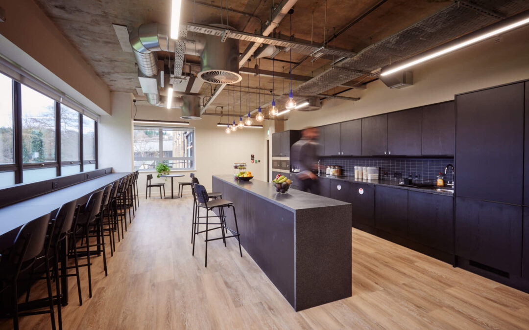 modern office kitchen alderley park
