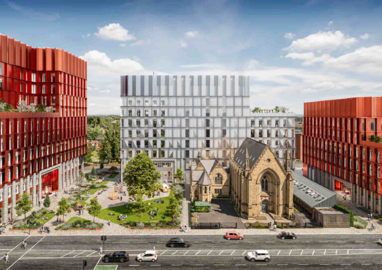 CGI of upper brook street office building