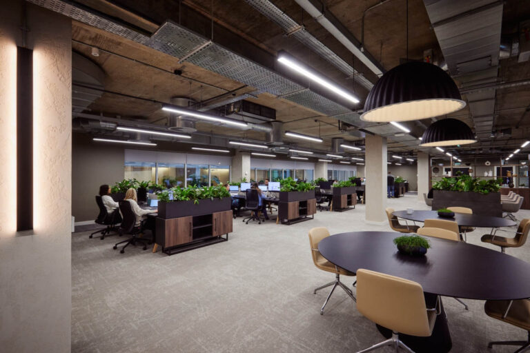 people working in modern offices at alderley park