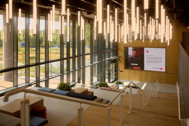 birdseye view of bhic event space