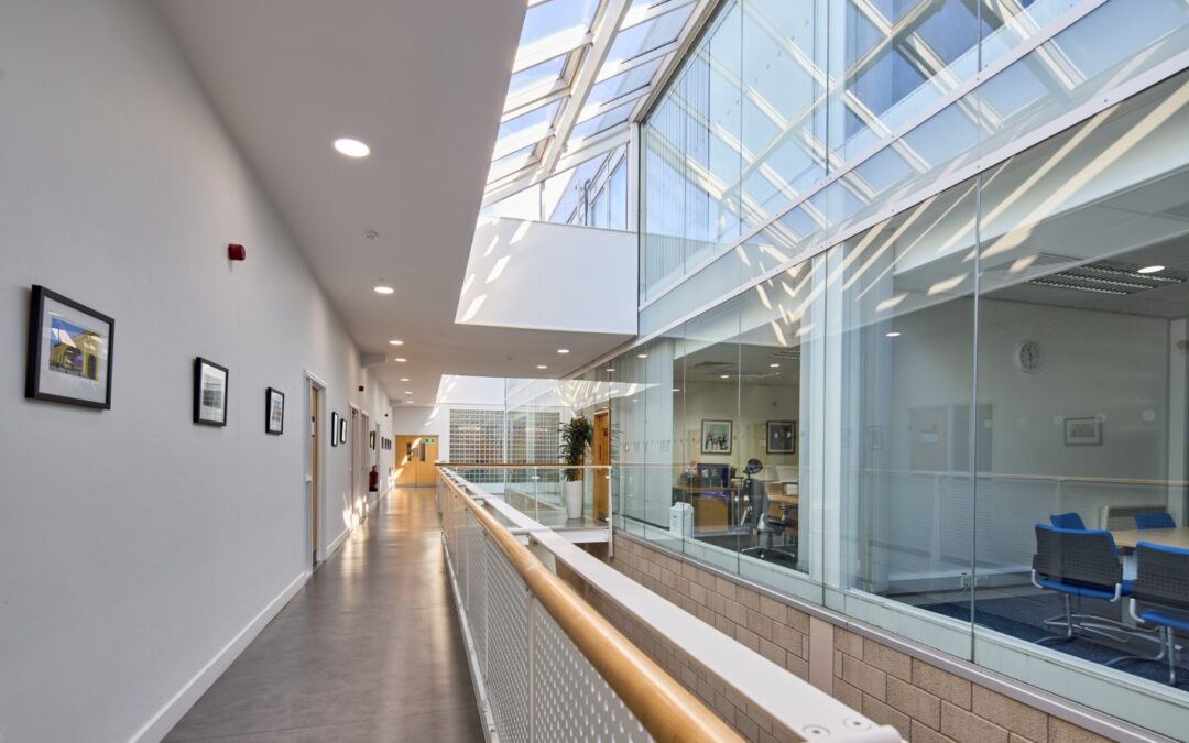shot of internal communal space in sheffield innovation centre